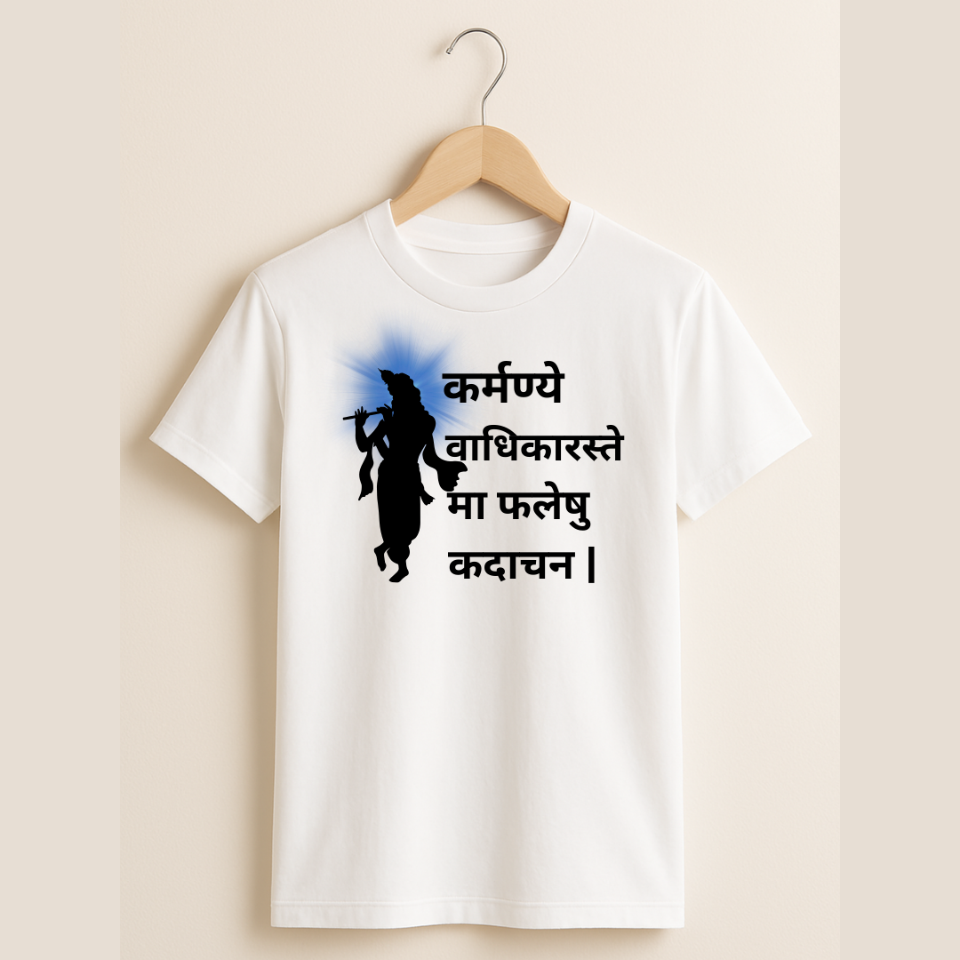 Shlok Wear – कर्मण्येवाधिकारस्ते T-Shirt (Unisex)
