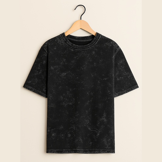 Oversized Tee Unisex Acid Washed – Vintage Style Meets Modern Comfort