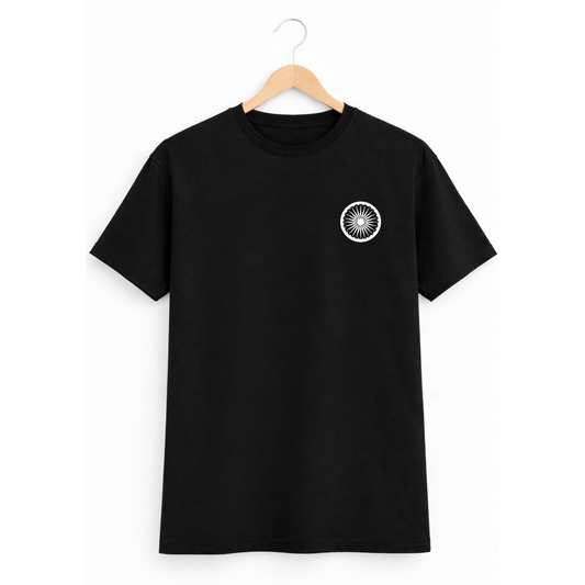 Dr. B.R. Ambedkar T-Shirt | Educate Enlighten Empower | Bhim Jayanti  Special | Ashoka Chakra Classic Crew Neck T-shirt | FLAT200 OFF*