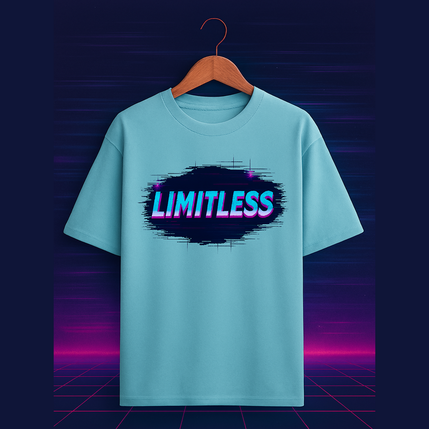 Oversized LIMITLESS T-Shirt | Unisex Heavyweight Graphic Tee