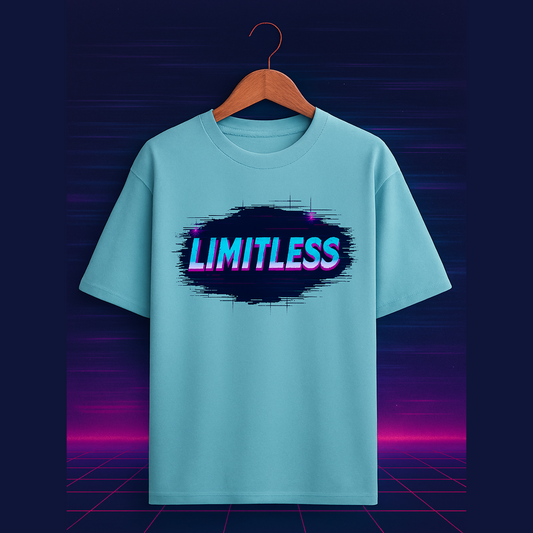 Oversized LIMITLESS T-Shirt | Unisex Heavyweight Graphic Tee
