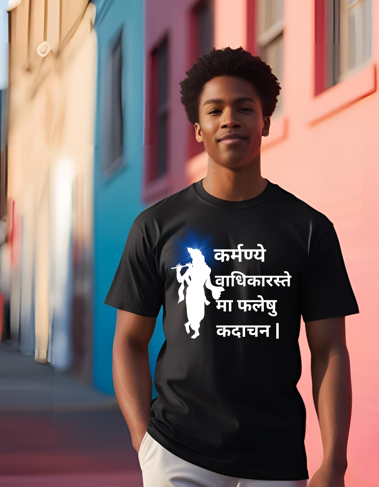 Shlok Wear – कर्मण्येवाधिकारस्ते T-Shirt (Unisex) Chhaviii Creations